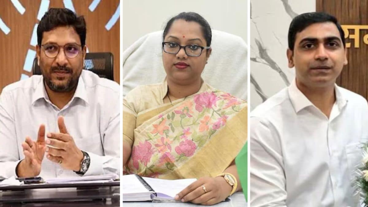 IAS संजीश हंश, अभिलाषा शर्मा और योगेश कुमार सागर