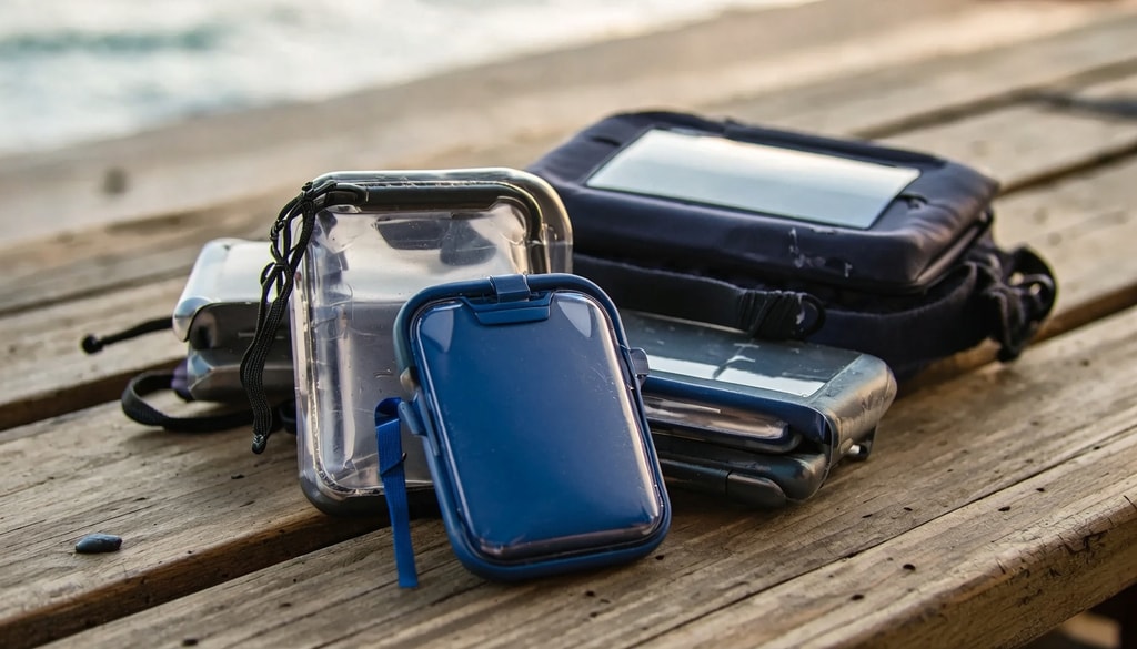 Protect your smartphone during monsoon journeys with budget-friendly, touchscreen-compatible waterproof pouch designs. Protect your smartphone during monsoon journeys with budget-friendly, touchscreen-compatible waterproof pouch designs.