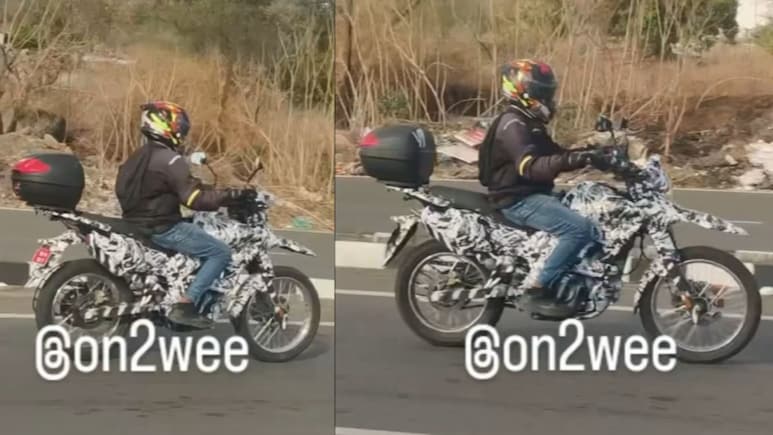 Bajaj's Hero Xpulse Rival Snapped Testing With More Balanced Tyre Sizes