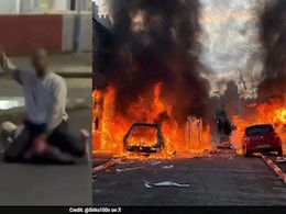 सड़कें जाम, धू-धू कर जले मकान, 'सिर काटने' की कोशिश के बाद आयरलैंड में भड़की भीषण नस्लीय, VIDEO