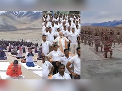 International Yoga Day: बर्फ की चोटियों से पानी तक, नेताओं से सेलिब्रिटी तक, योग दिवस में रंगा भारत, Video