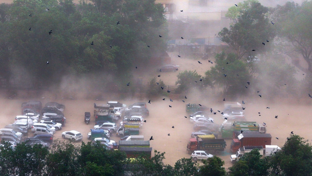 Dust Storm in Delhi Today Dust Storm in Delhi Today