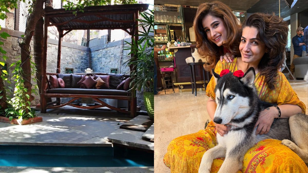 Raveena Tandons Mumbai home is named Neelaya, a Sanskrit word that means shelter. Photo: Raveena Tandon/ Instagram
