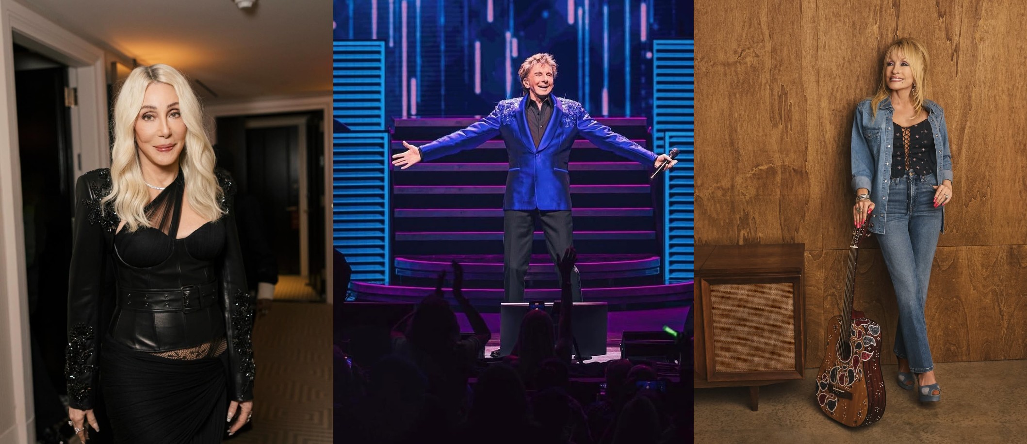 End Of An Era? Cher, Barry Manilow And Dolly Parton Face Live Show Challenges