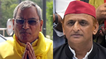 दिन में बीजेपी के खिलाफ, रात में  योगी-मोदी के पास गुलदस्ता लेकर जाते हैं...राजभर का अखिलेश यादव पर निशाना