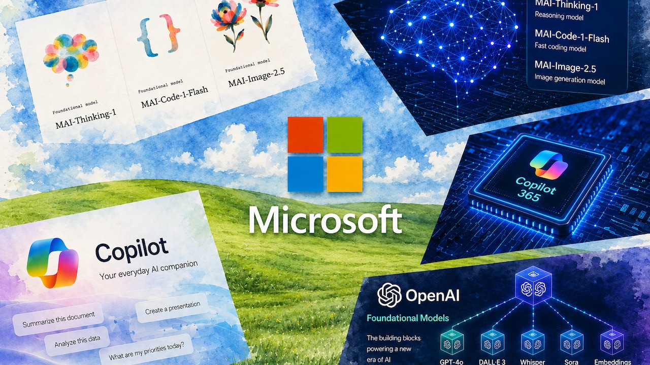 Bye Bye Copilot? Microsoft Unveils Its Own Proprietary New AI Models To Reduce Reliance On Open AI