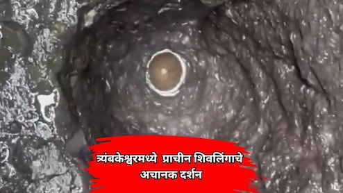 VIDEO: त्र्यंबकेश्वरमध्ये चमत्कार! अमृतकुंडातील लुप्त झालेल्या प्राचीन शिवलिंगाचे अचानक दर्शन