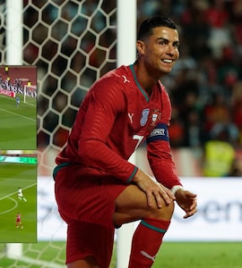 Watch: Cristiano Ronaldo Sends Alarm Bells Ringing In Portugal With Horror Show Against Nigeria