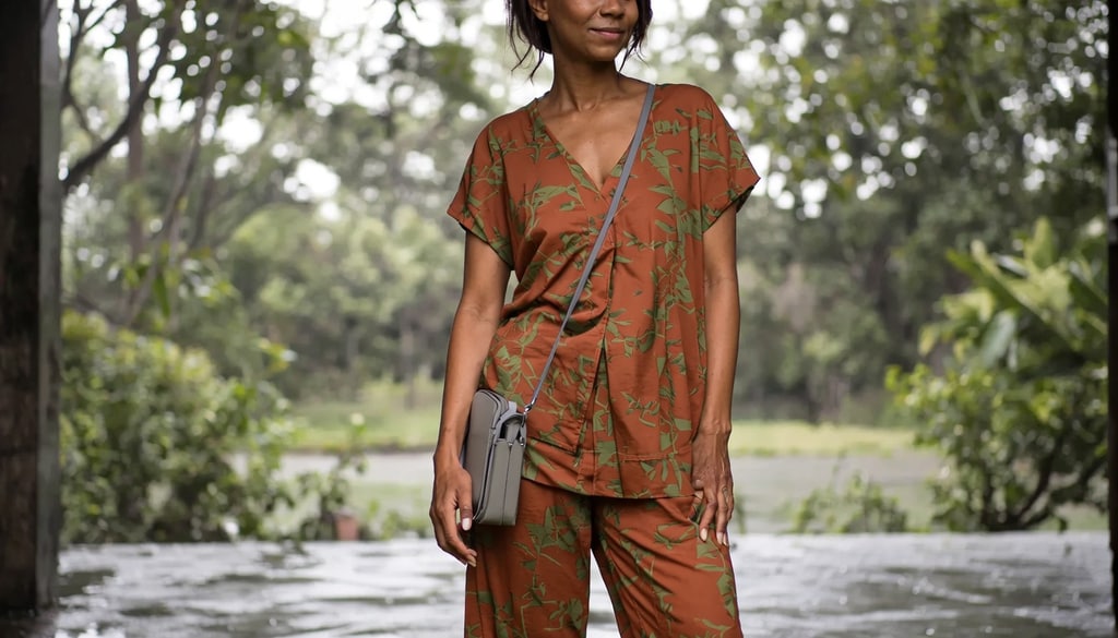 Look effortlessly put together this monsoon season using simple and elegant earth-tone co-ord sets.