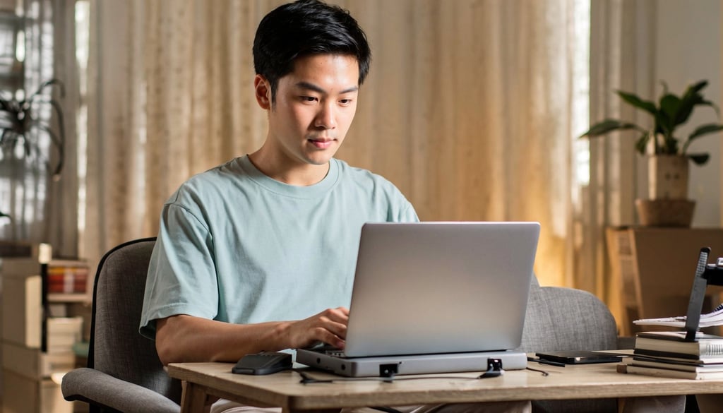 Organise your home office efficiently with high-quality docking stations for seamless laptop connectivity. Organise your home office efficiently with high-quality docking stations for seamless laptop connectivity.