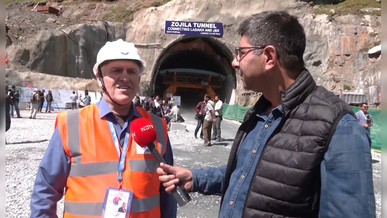 'India My Second Home,' Says Iranian Engineer Working On Zojila Tunnel