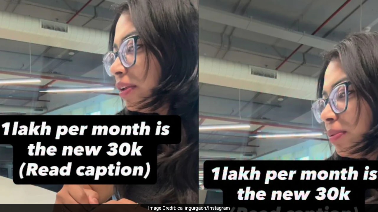 Gurugram Woman Says Rs 1 Lakh Monthly Salary Now Feels Like Rs 30,000 Due To Rising Costs