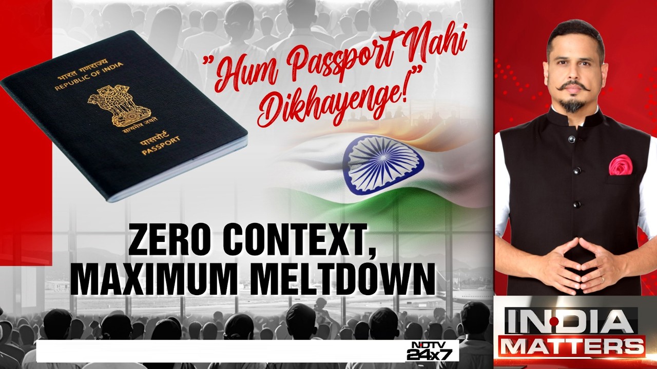 Passport Row: What Really Proves Indian Citizenship? Tehseen Poonawalla, Rajat Sethi Debate
