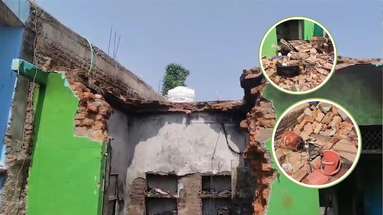 शिवपुरी में सिलेंडर में ब्लास्ट होने से मकान ढहा, मलबे में दबने से मासूम की मौत, 4 लोग घायल