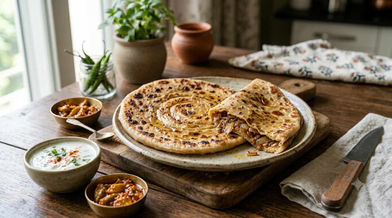 How To Make Perfect Dhaba Style Onion Paratha With These Simple Tips