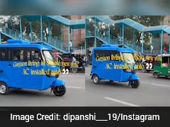 Woman Spots Air-Conditioned Auto Rickshaw In Gurgaon, Internet Reacts