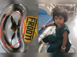 पैकेट वाले मैंगो जूस में निकला सांप जैसा जंतु! पीने के बाद तीन साल की बच्ची हुई बीमार
