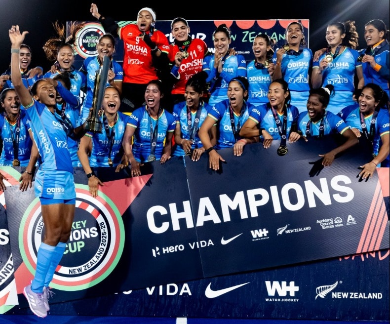 India win FIH Women’s Nations Cup New Zealand 2025-26, beat hosts New Zealand 2-0