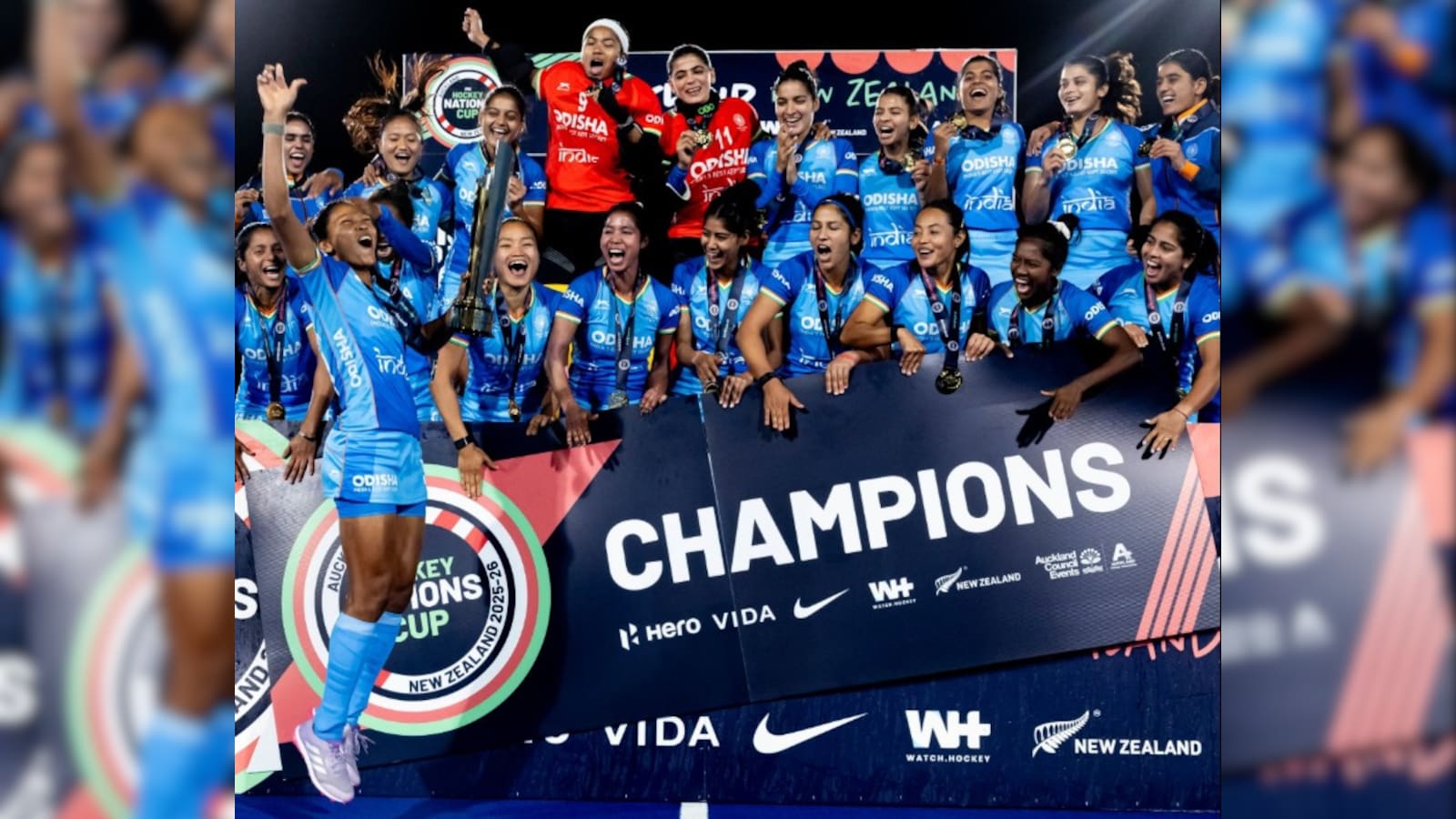 India Win FIH Hockey Womens Nations Cup Title, Defeat Hosts New Zealand 2-0