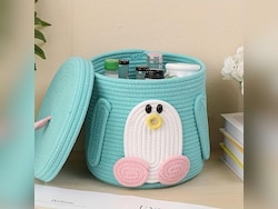 Foldable Jute Storage Baskets For Stylish And Eco-Friendly Home Organisation