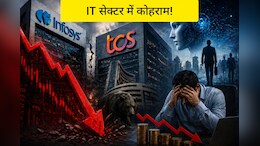 एक्सेंचर के झटके से लहूलुहान हुआ IT सेक्टर, इन्फोसिस 8.5% तक टूटा, लाखों कर्मचारियों की बढ़ी धड़कनें