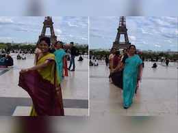 एफिल टावर के सामने भारतीय महिलाओं ने साड़ी में किया रैंप वॉक, वीडियो इंटरनेट पर वायरल, सादगी ने जीत लिया लोगों का दिल