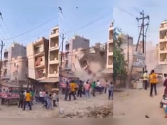 दिल्ली के करावल नगर में भरभराकर गिरी बिल्डिंग, वीडियो डरा देगा