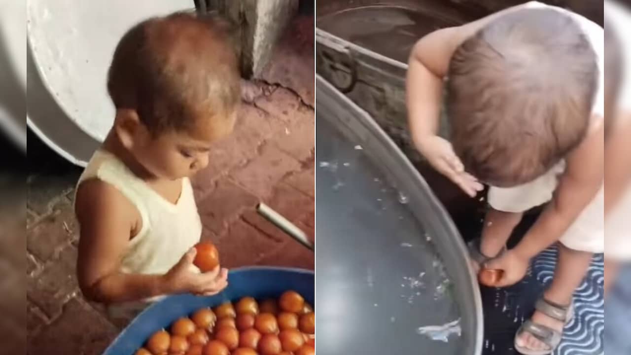मां की सीख को बच्चे ने दिल से माना, खाने से पहले गुलाब जामुन भी धो डाला, वीडियो हुआ वायरल