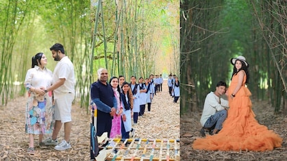 किसान ने बांस के खेत को बना दिया टूरिस्ट स्पॉट: घूमने की फीस 50 रु, कपल 2100 में करा रहे प्री वेडिंग शूट