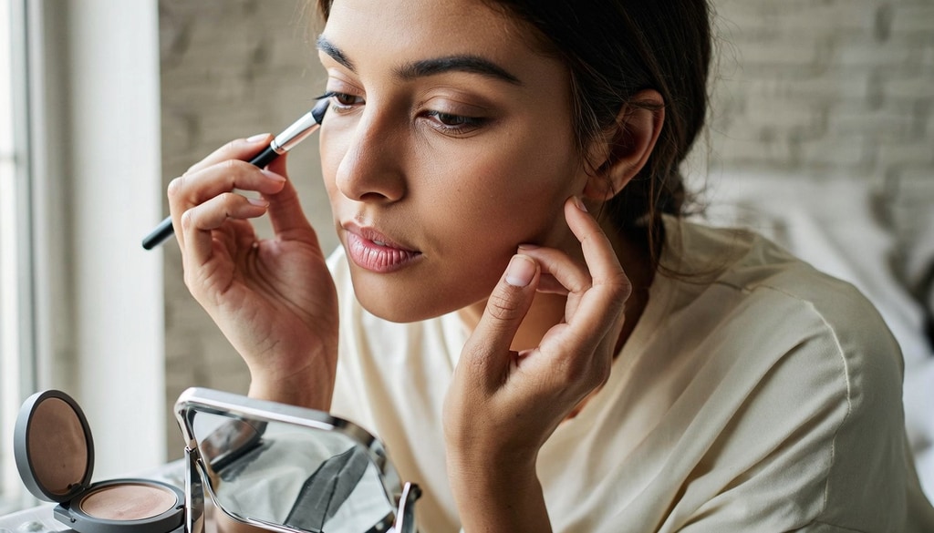 Keep your makeup fresh all day in humidity with targeted skincare and primer application.