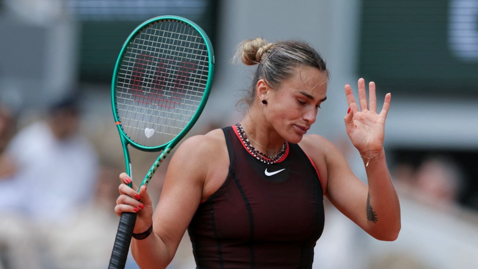 Top-seeded Aryna Sabalenka Knocked Out Of French Open Quarter-finals By Diana Shnaider