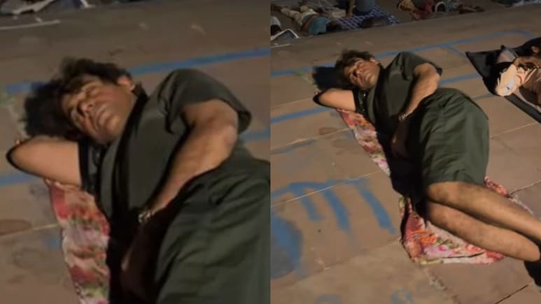 Viral Clip Of Sunil Grover Sleeping On Ganga Ghat Wins Hearts, Fans Say "Down To Earth"