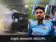 Gujarat Titans Team Bus Catches Fire After IPL 2026 Final, Players Evacuated