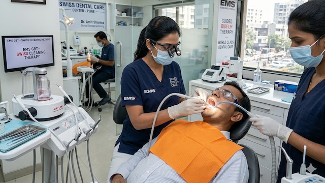 Swiss teeth cleaning can offer a pain-free dental experience