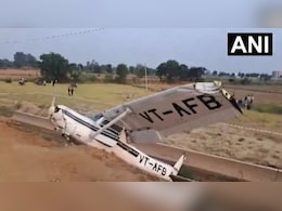 Cessna Aircraft Crash Lands Along Highway In UP, Trainee Pilot Safe