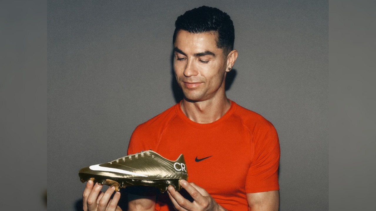 History In Gold: Cristiano Ronaldos World Cup Record Honoured With Special-Edition Boots