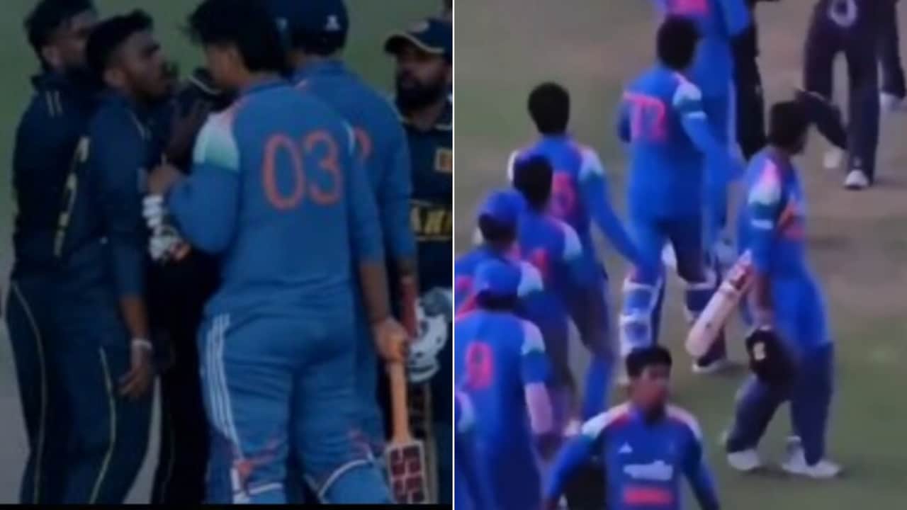 आखिर तक वैभव पर स्लेजिंग करते रहे श्रीलंकाई विशन हलम्बागे, ताजा वीडियो हुआ वायरल
