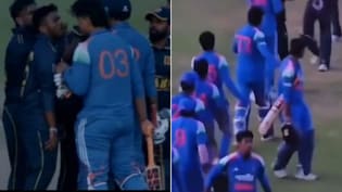 आखिर तक वैभव पर स्लेजिंग करते रहे श्रीलंकाई विशन हलम्बागे, ताजा वीडियो हुआ वायरल