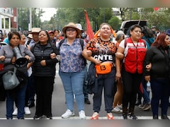 Protesters Block Road To Mexican World Cup Stadium