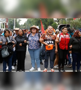 Protesters Block Road To Mexican World Cup Stadium