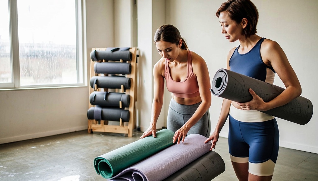 Stay stable during indoor workouts with sweat-resistant yoga mats designed for the rainy season.