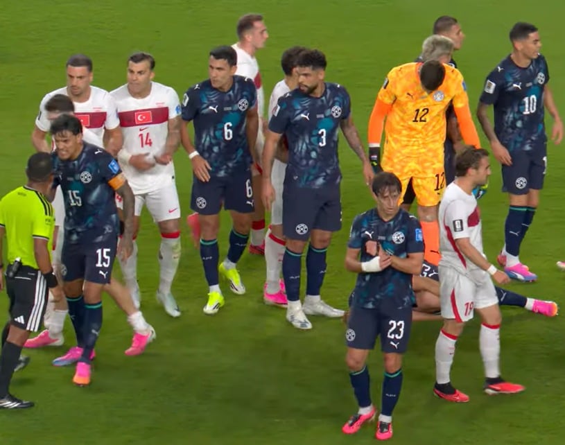 Paraguay forward Matias Galarza faces claims involving a referee’s watch