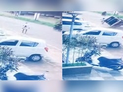On Camera, Speeding Auto Overturns, Hits Pedestrian in Mangaluru