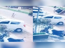 On Camera, Speeding Auto Overturns, Hits Pedestrian in Mangaluru