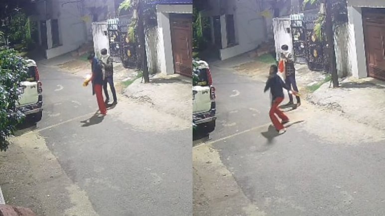 Video: 2 Men Throw Petrol Bombs At RSS Office In Ranchi, BJP Demands Probe