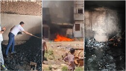 जयपुर में बड़ा हादसा: घर के अंदर चल रही अवैध पटाखा फैक्ट्री में लगी भीषण आग, 3 की मौत; कई झुलसे
