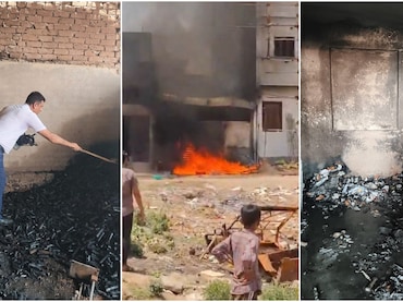 जयपुर में बड़ा हादसा: घर के अंदर चल रही अवैध पटाखा फैक्ट्री में लगी भीषण आग, 3 की मौत; कई झुलसे