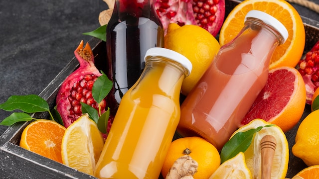 Packaged juices and cold-pressed juices are consumed for summer hydration