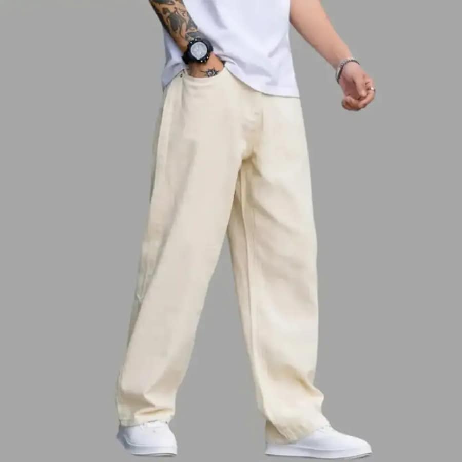 Click here to buy: Moda Star Regular Men Beige Jeans