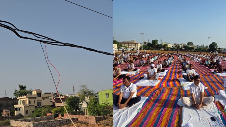 चोरी की बिजली से योग दिवस पर दिया जागरूकता का संदेश, किस विभाग ने किया कांड? अब होगी कार्रवाई